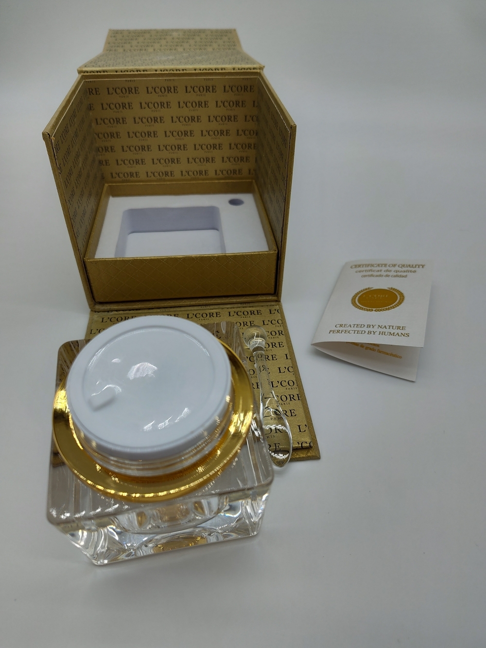 L'CORE Paris 24K Gold Night Cream 50ml Luxury Anti Aging Skincare NIB - Picture 4 of 7